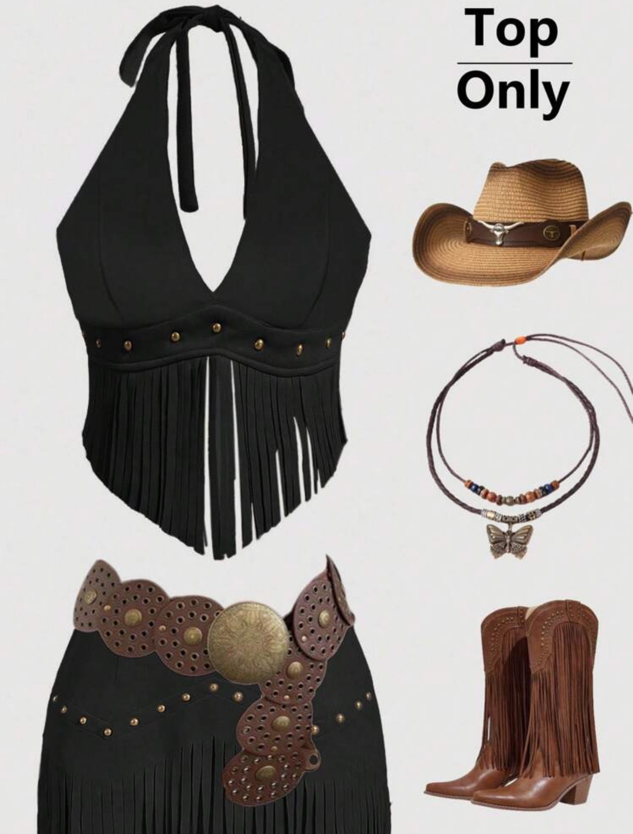 Cowgirl Spirit Top 🖤