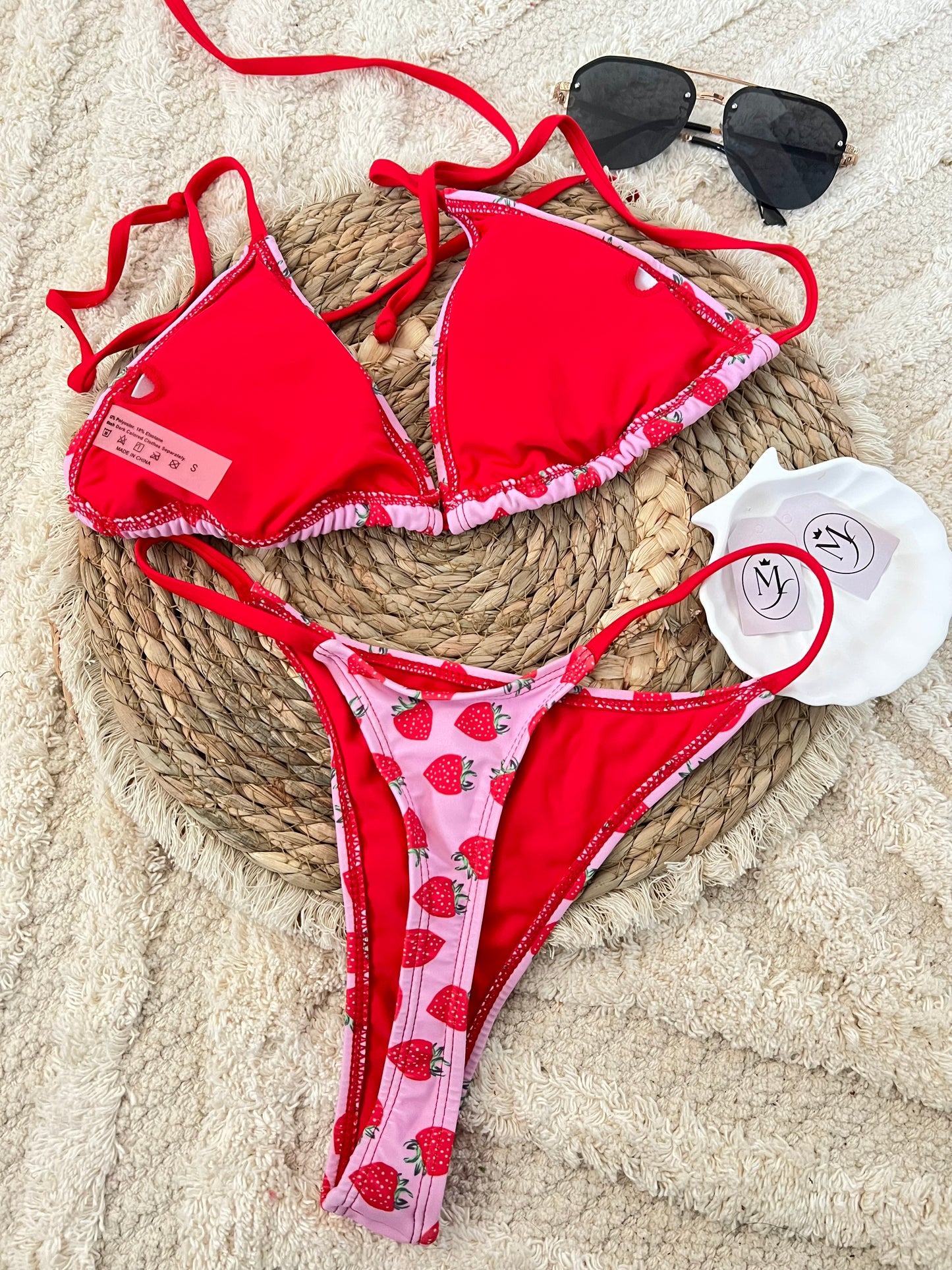 🍓Strawberry Flame Set 👙