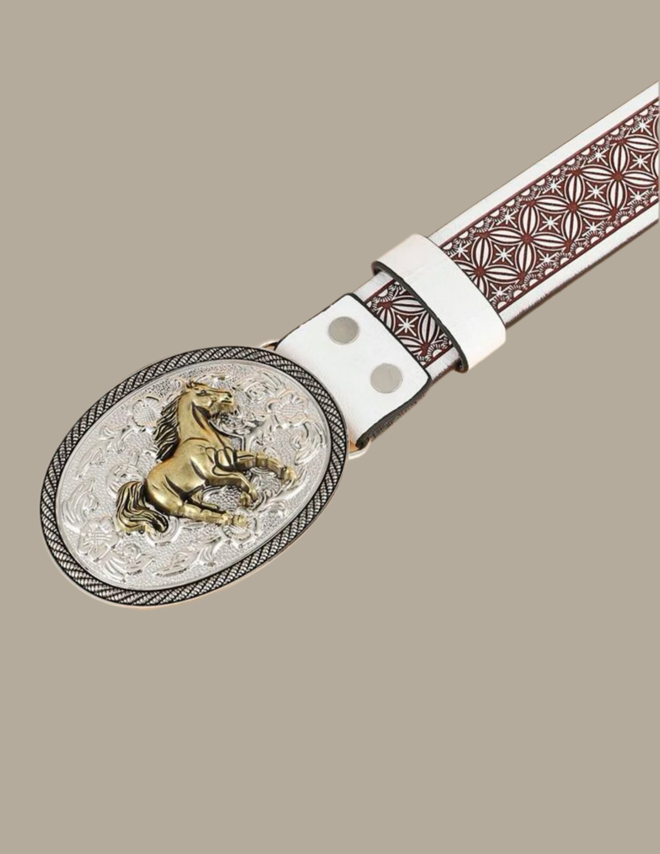 Wild Horse (white) Belt