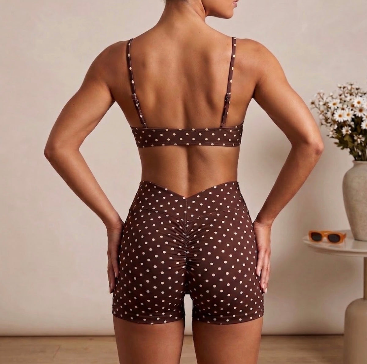 Mocha Polka Top