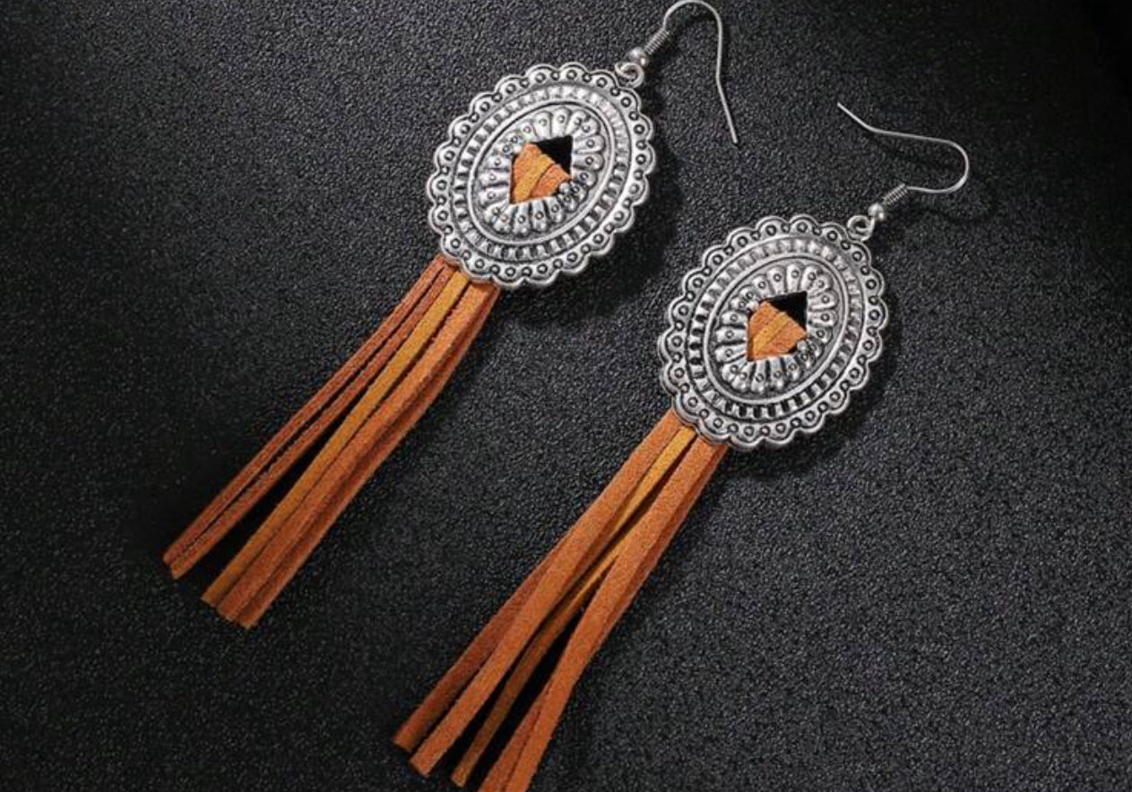 Wild Soul Brown Earrings 🤎