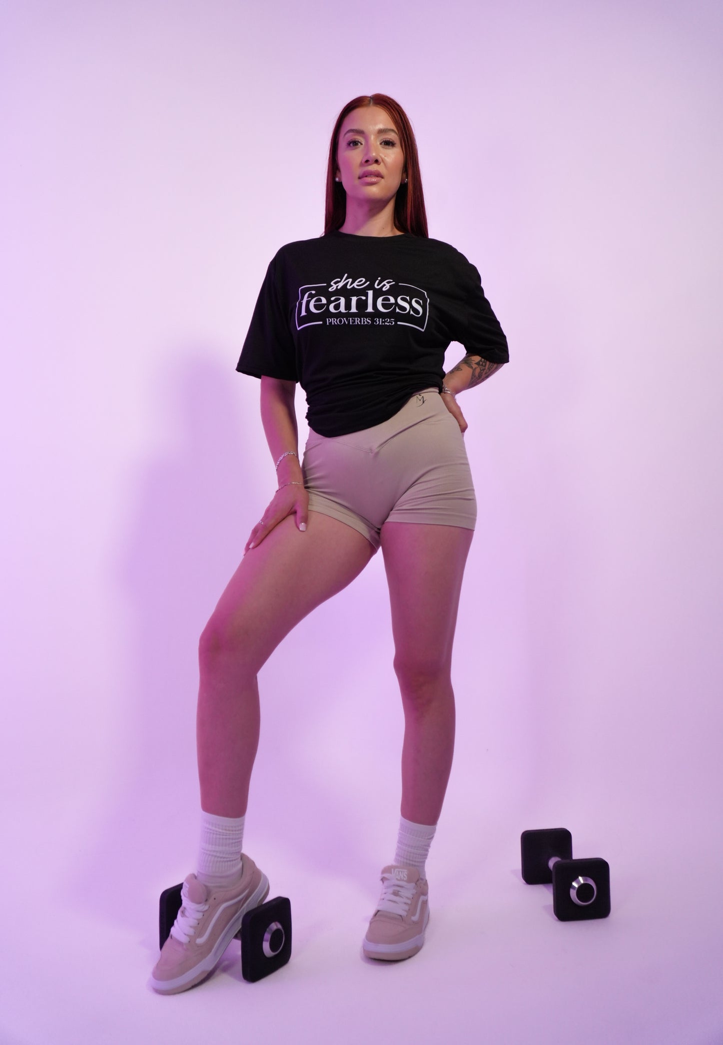 Black fearless shirt
