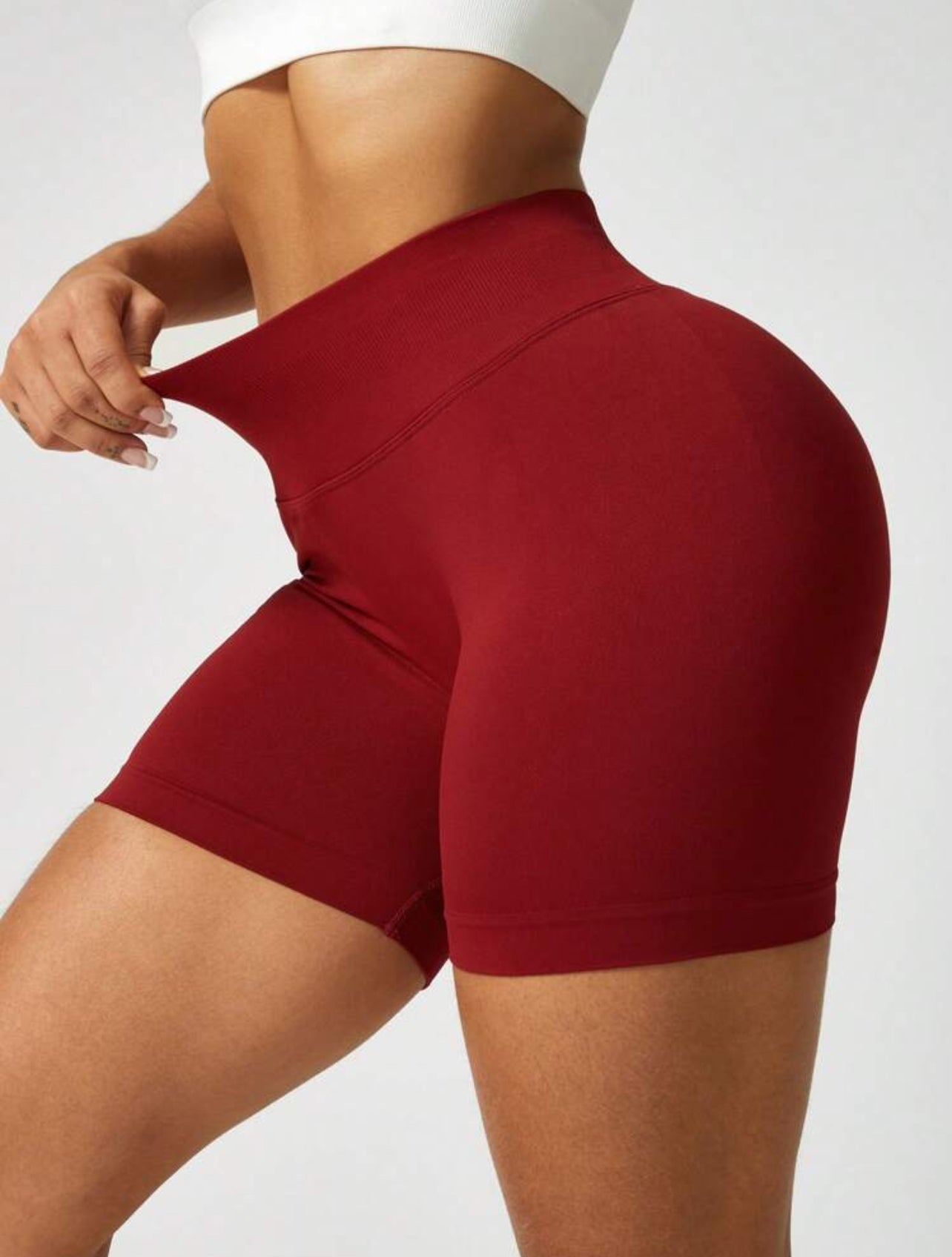 Burgundy Boost Shorts 🍷