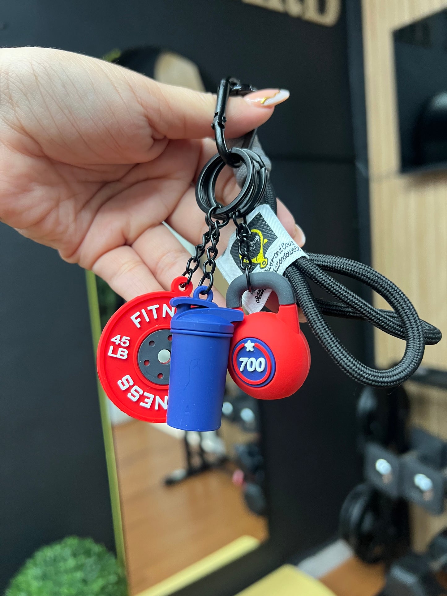 Fearless Gym Keychain 🏋🏽‍♀️