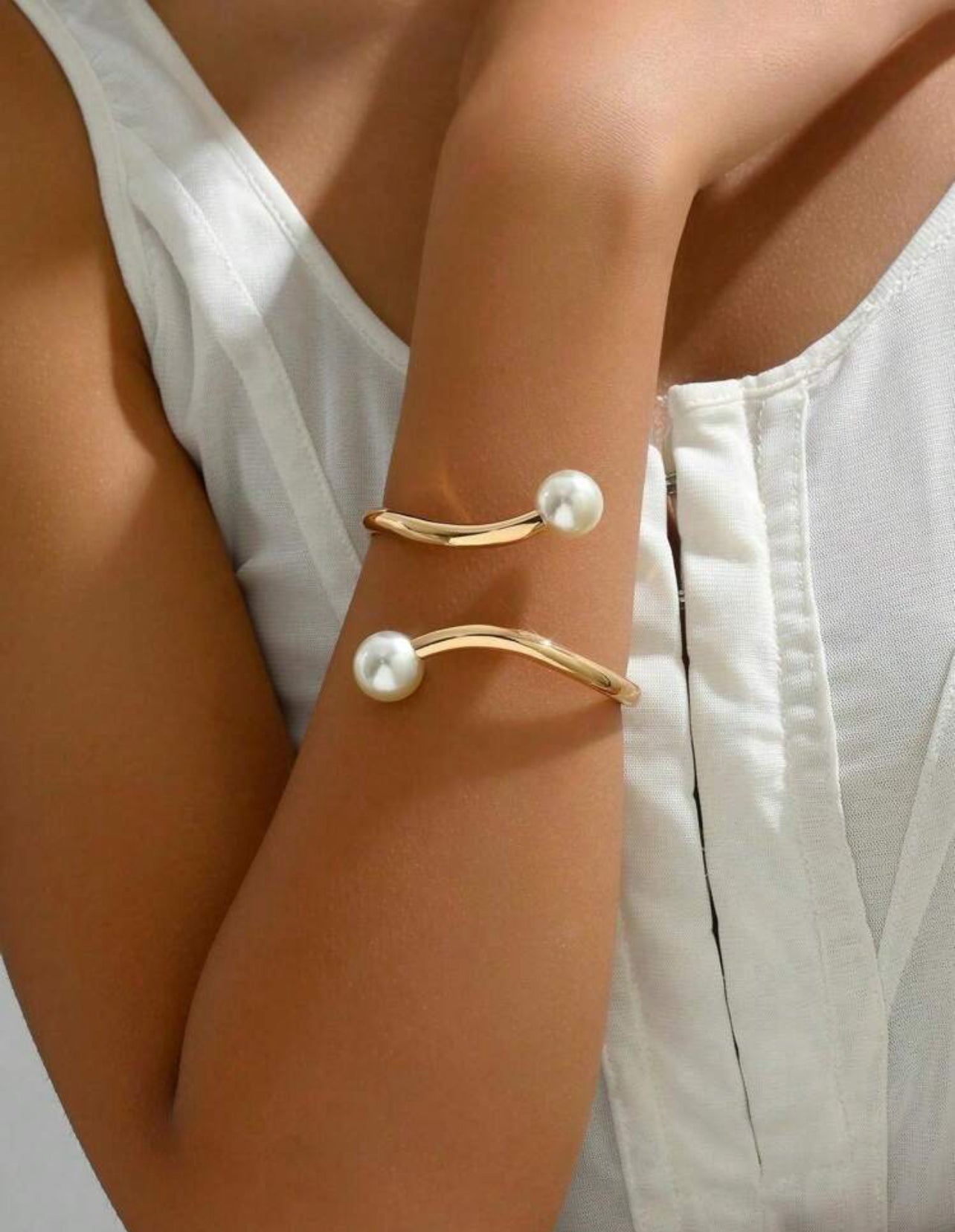 Pulsera de perla fina