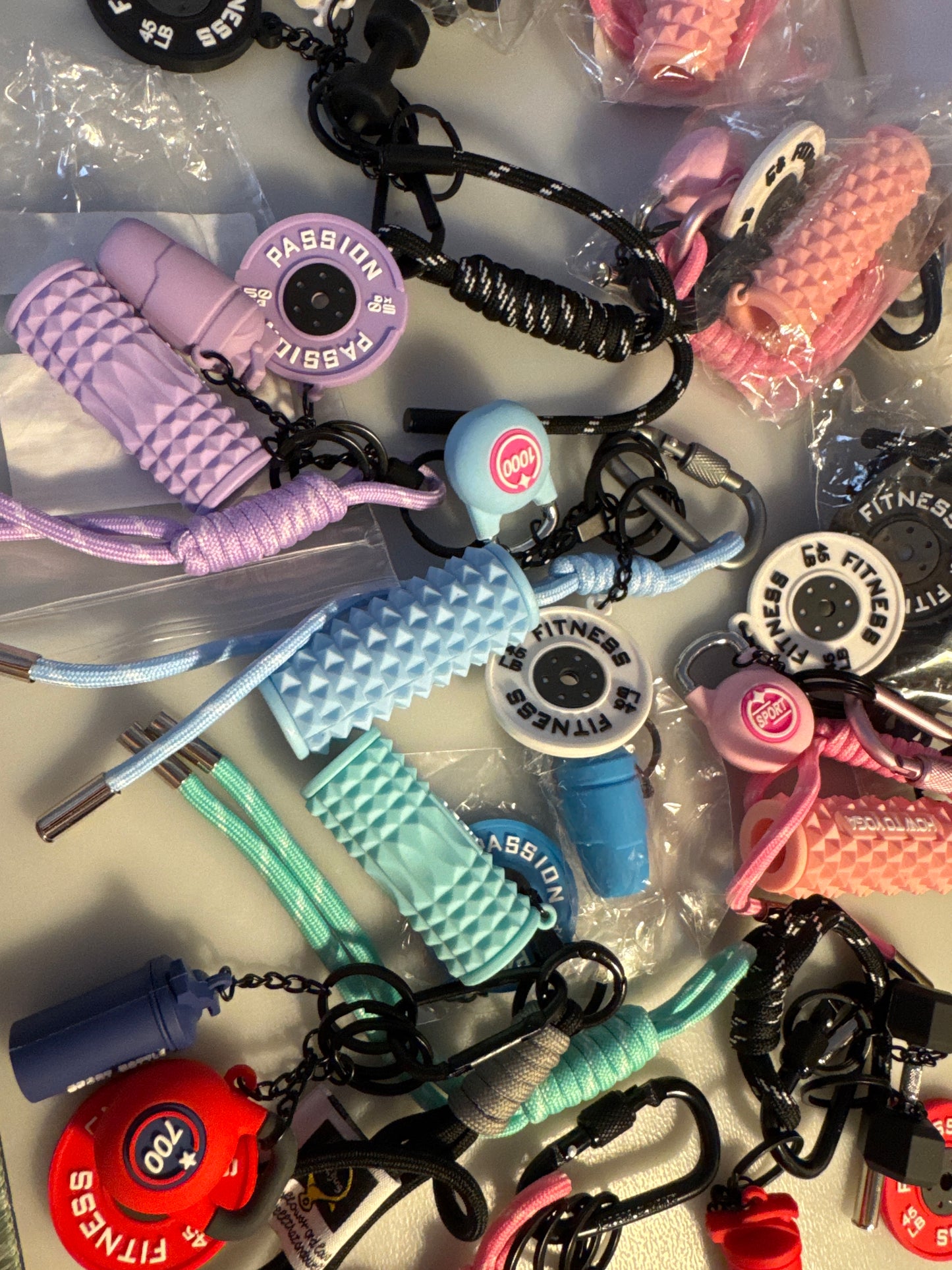 Fearless Gym Keychain 🏋🏽‍♀️