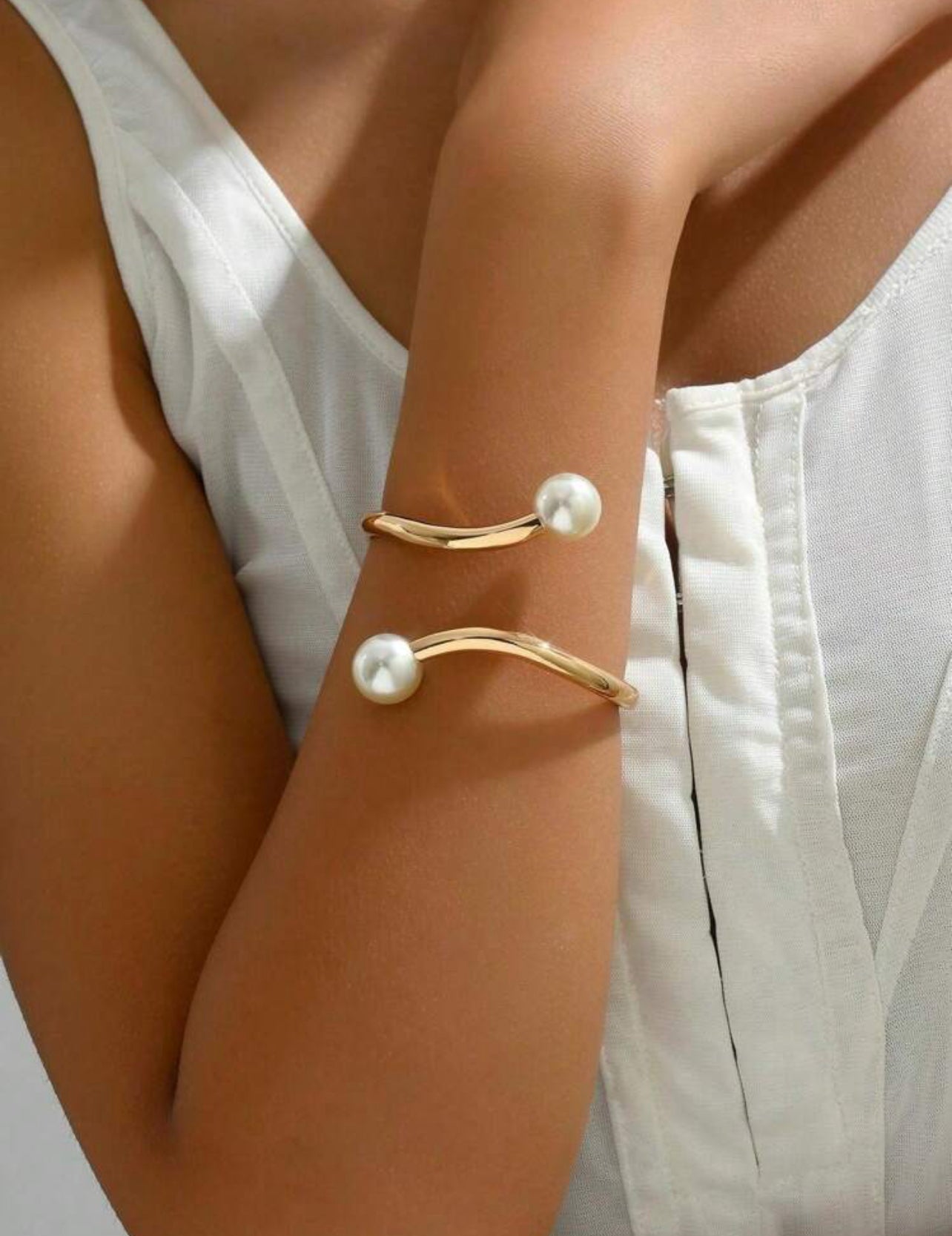 Pulsera de perla fina