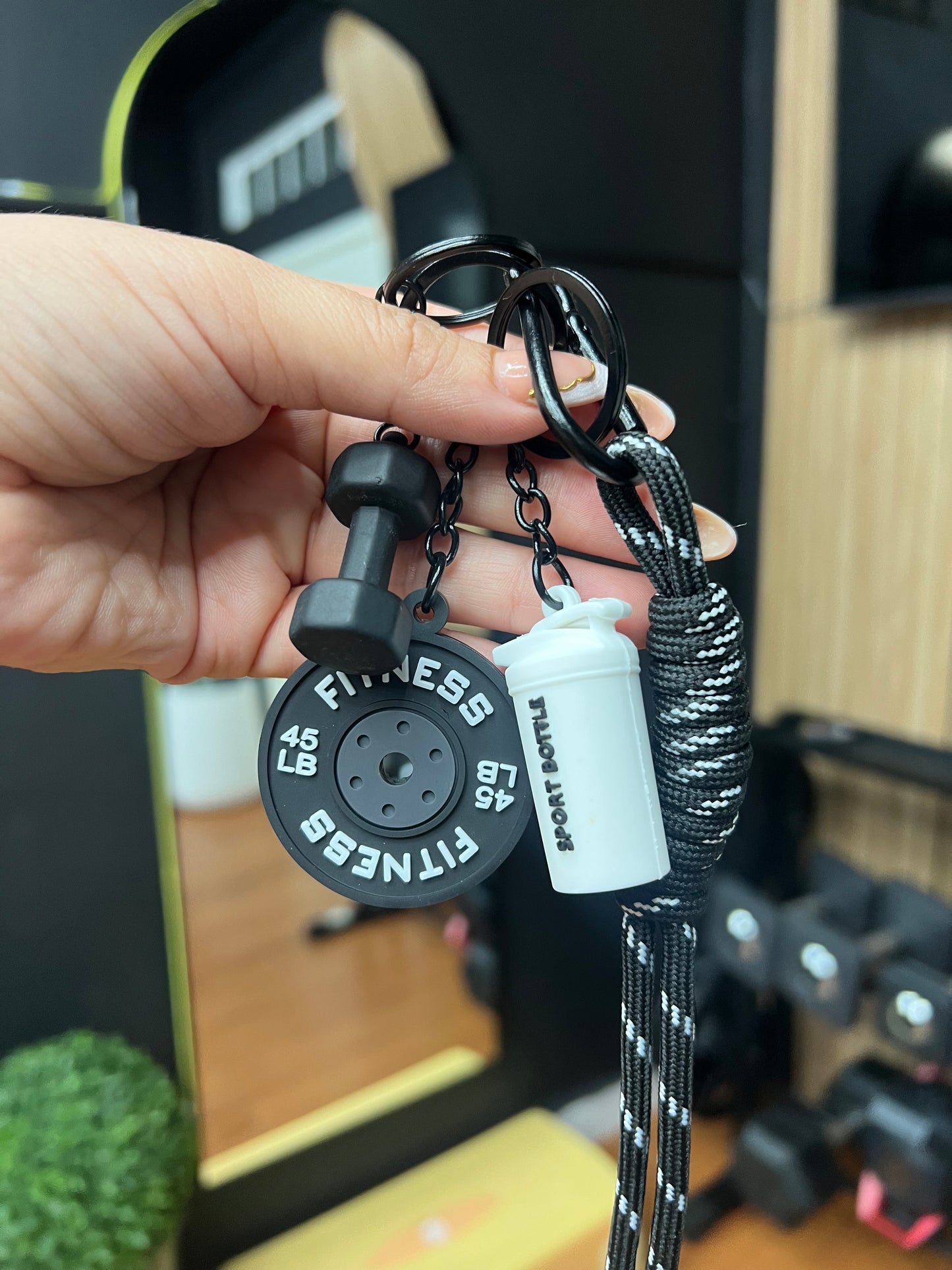 Fearless Gym Keychain 🏋🏽‍♀️
