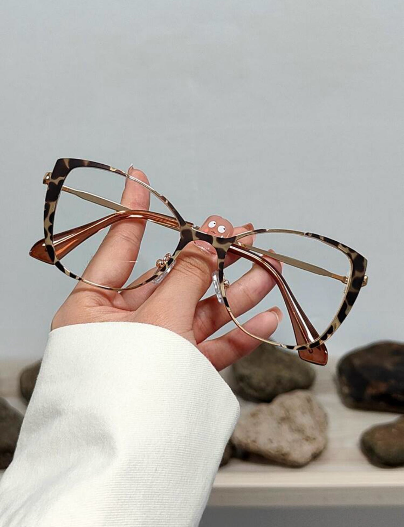 Cat eye luxury glasses