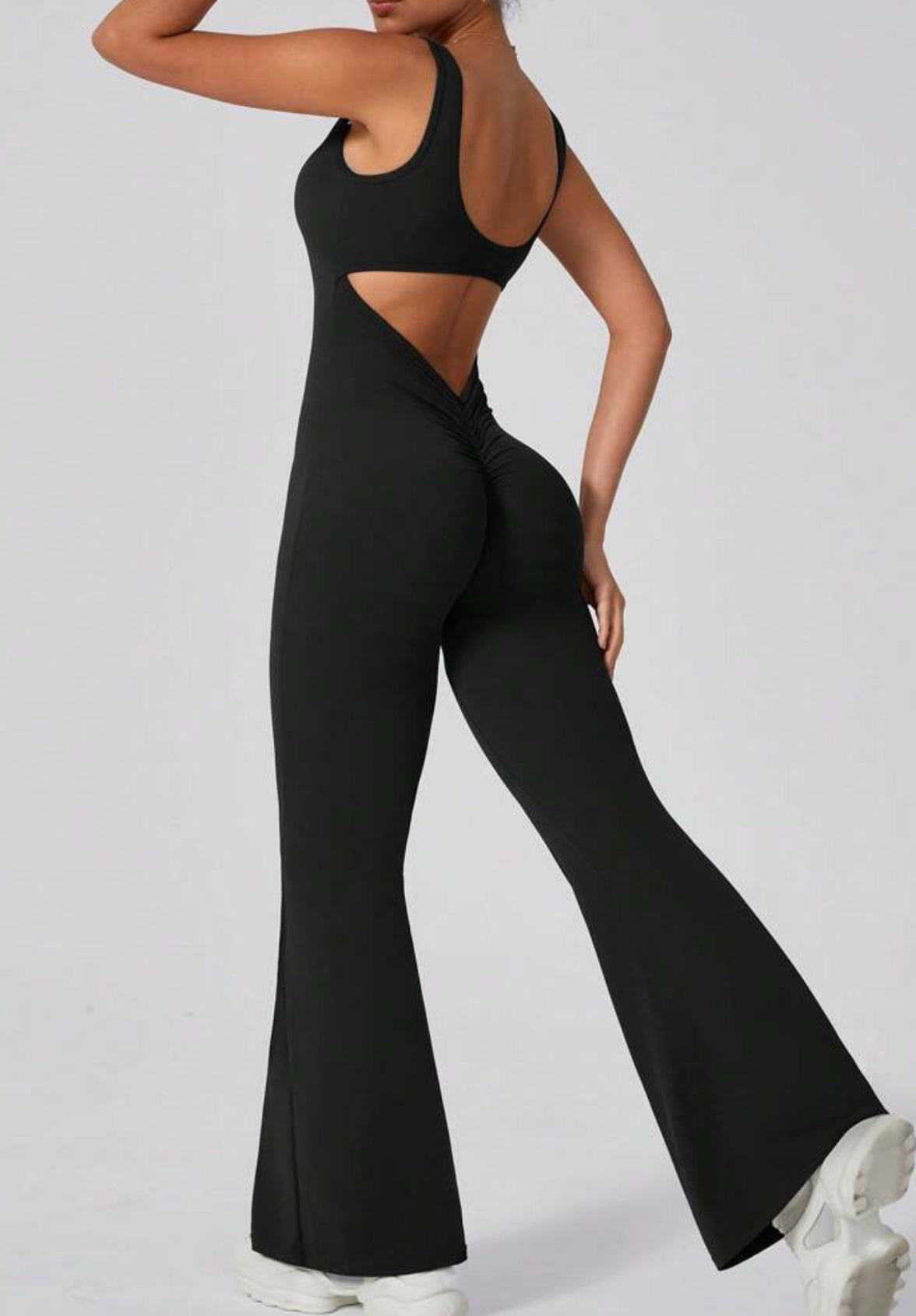 Black curve jumpsuit