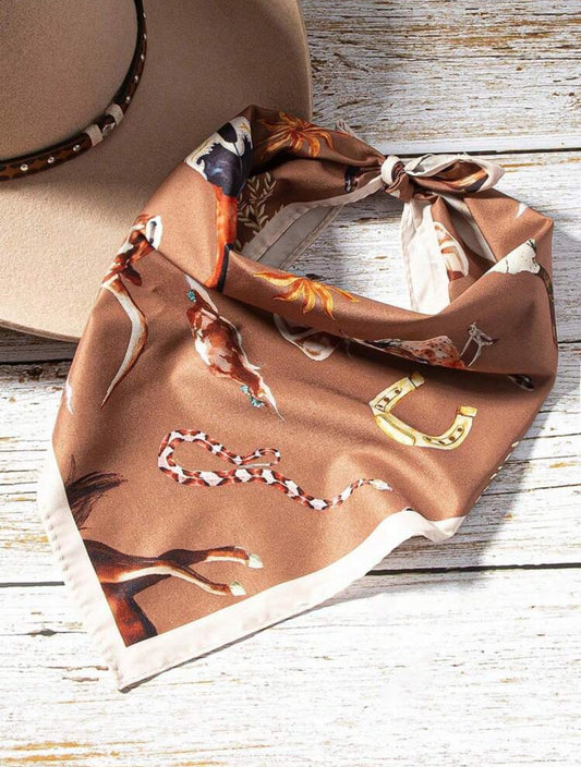 Bandana Western Brown