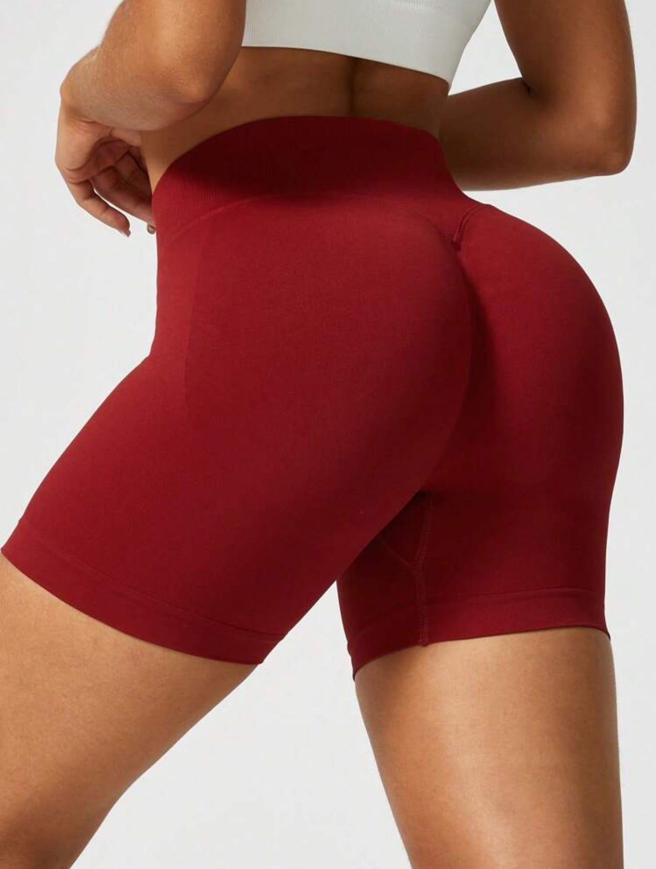 Burgundy Boost Shorts 🍷