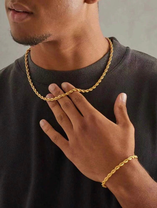 Men’s Essentials Set: Necklace & Bracelet
