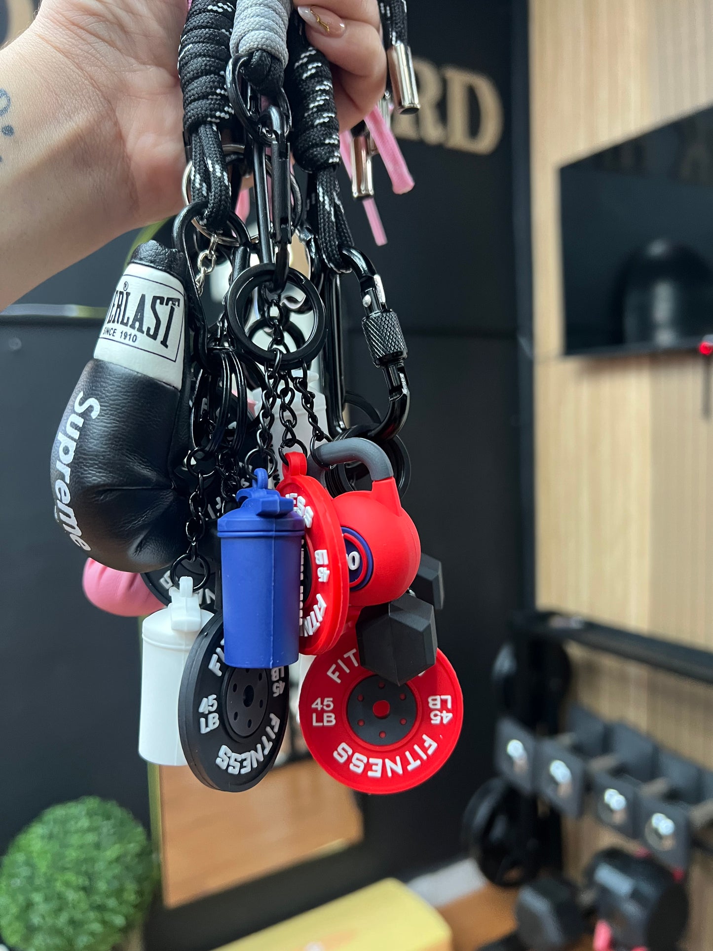 Fearless Gym Keychain 🏋🏽‍♀️