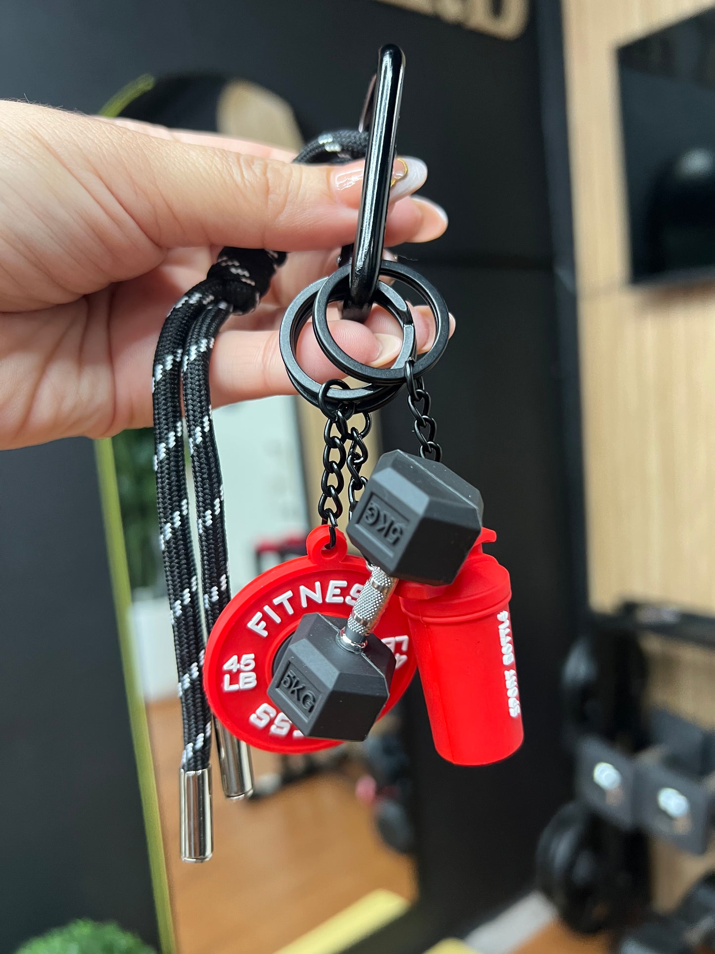 Fearless Gym Keychain 🏋🏽‍♀️