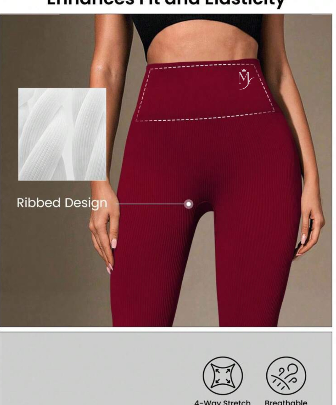 Burgundy Leggings