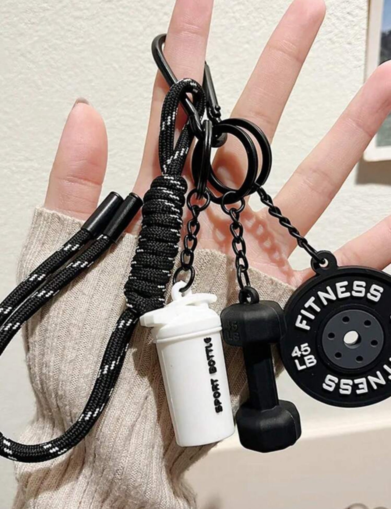 Fearless Gym Keychain 🏋🏽‍♀️
