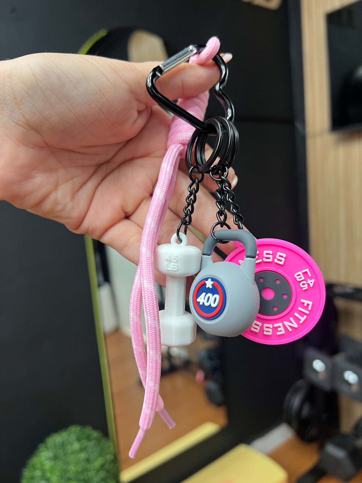 Fearless Gym Keychain 🏋🏽‍♀️