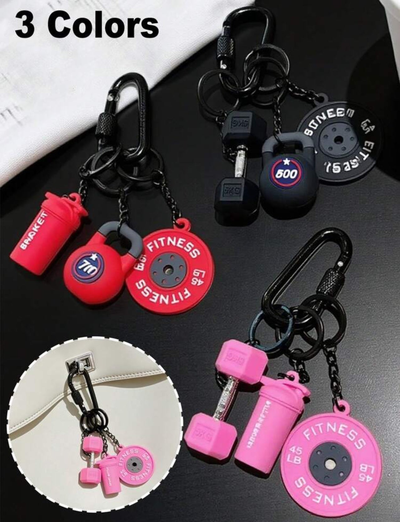 Fearless Gym Keychain 🏋🏽‍♀️