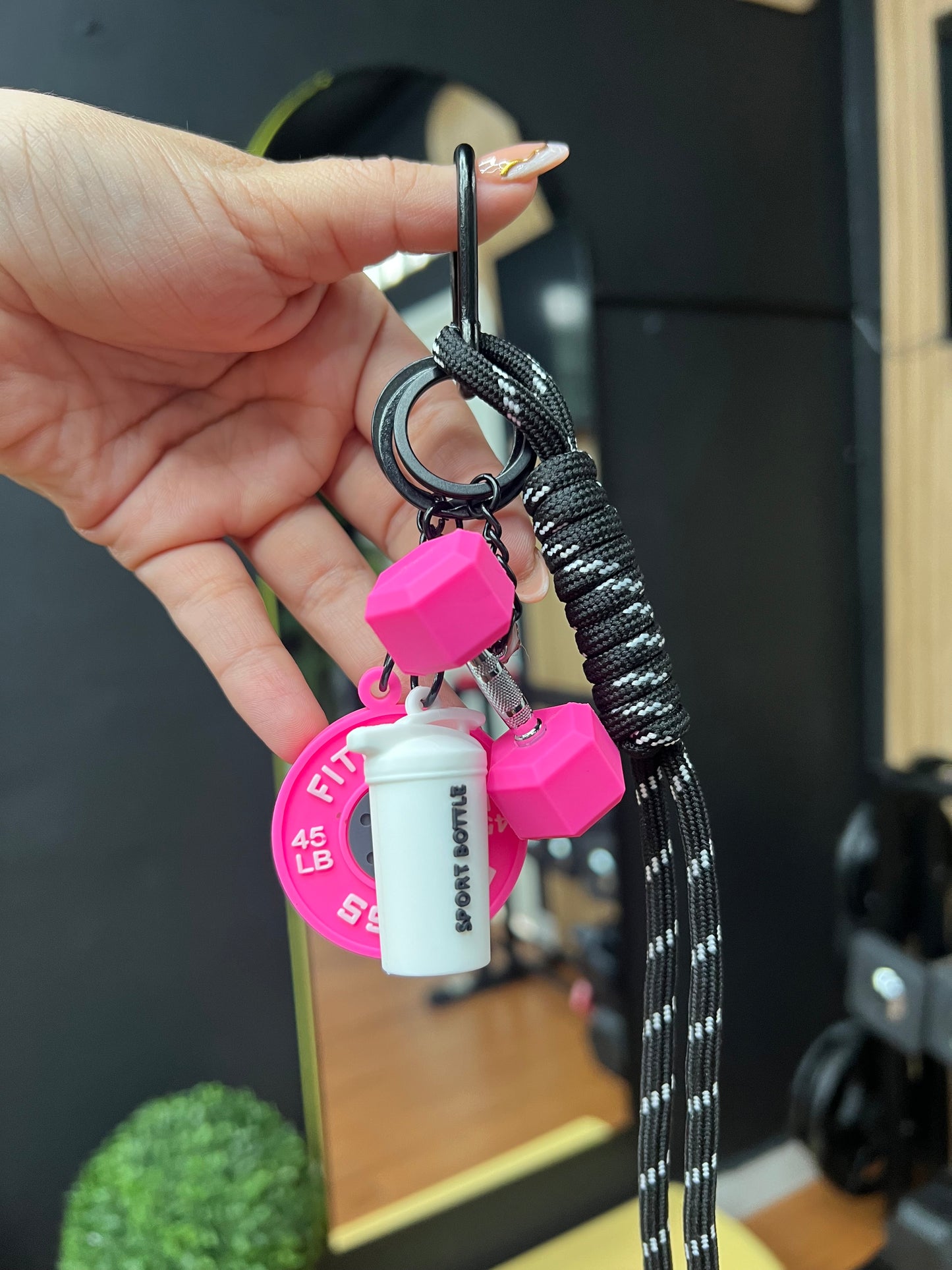Fearless Gym Keychain 🏋🏽‍♀️