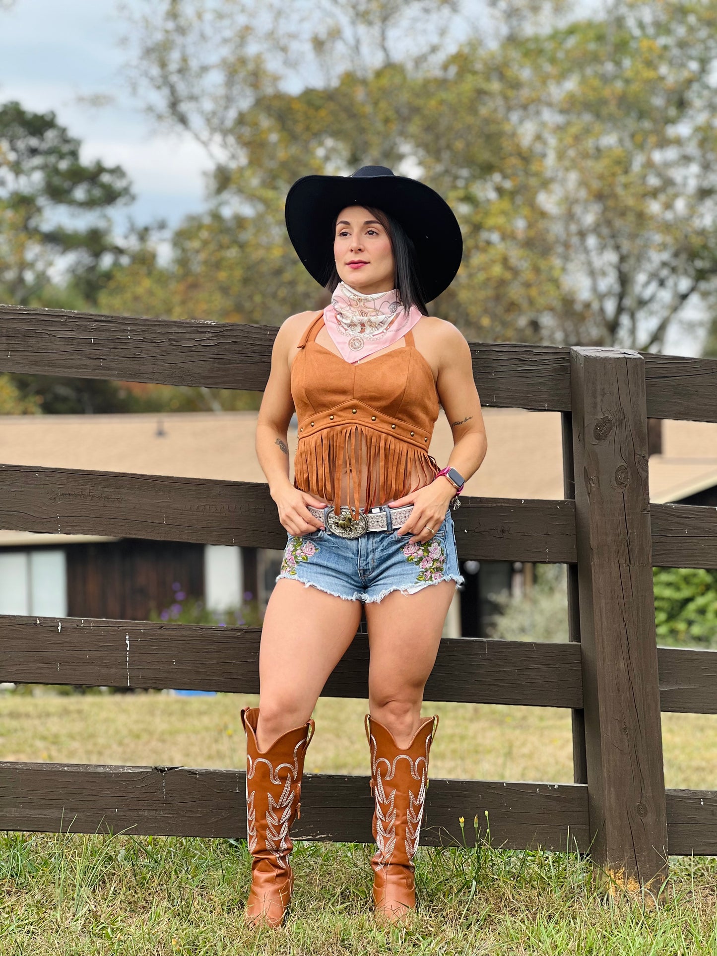 Rodeo Brown Top