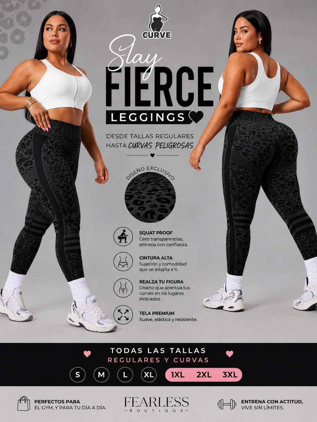 Stay Fierce Leggings 🖤