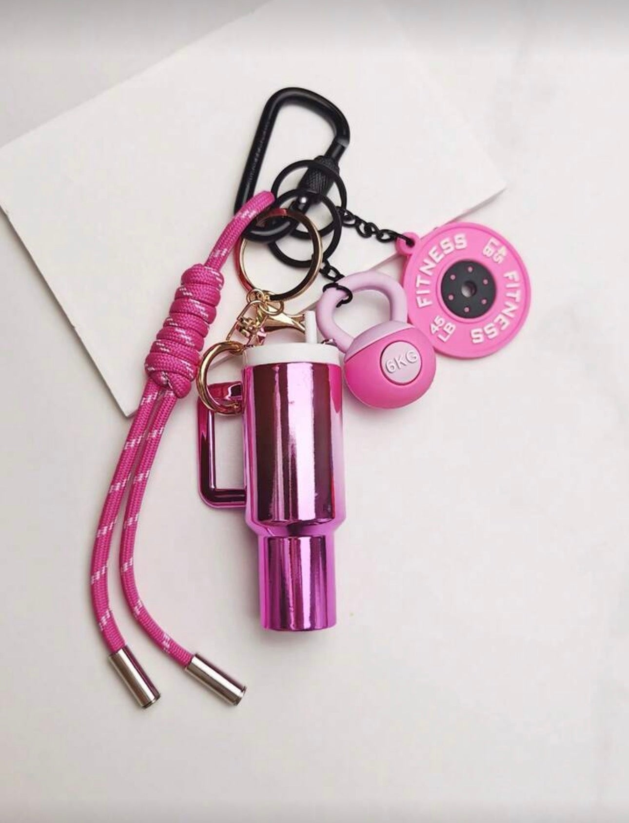 Fearless Gym Keychain 🏋🏽‍♀️