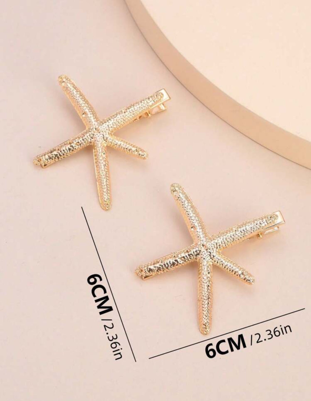 Start hair-clip 2pcs set