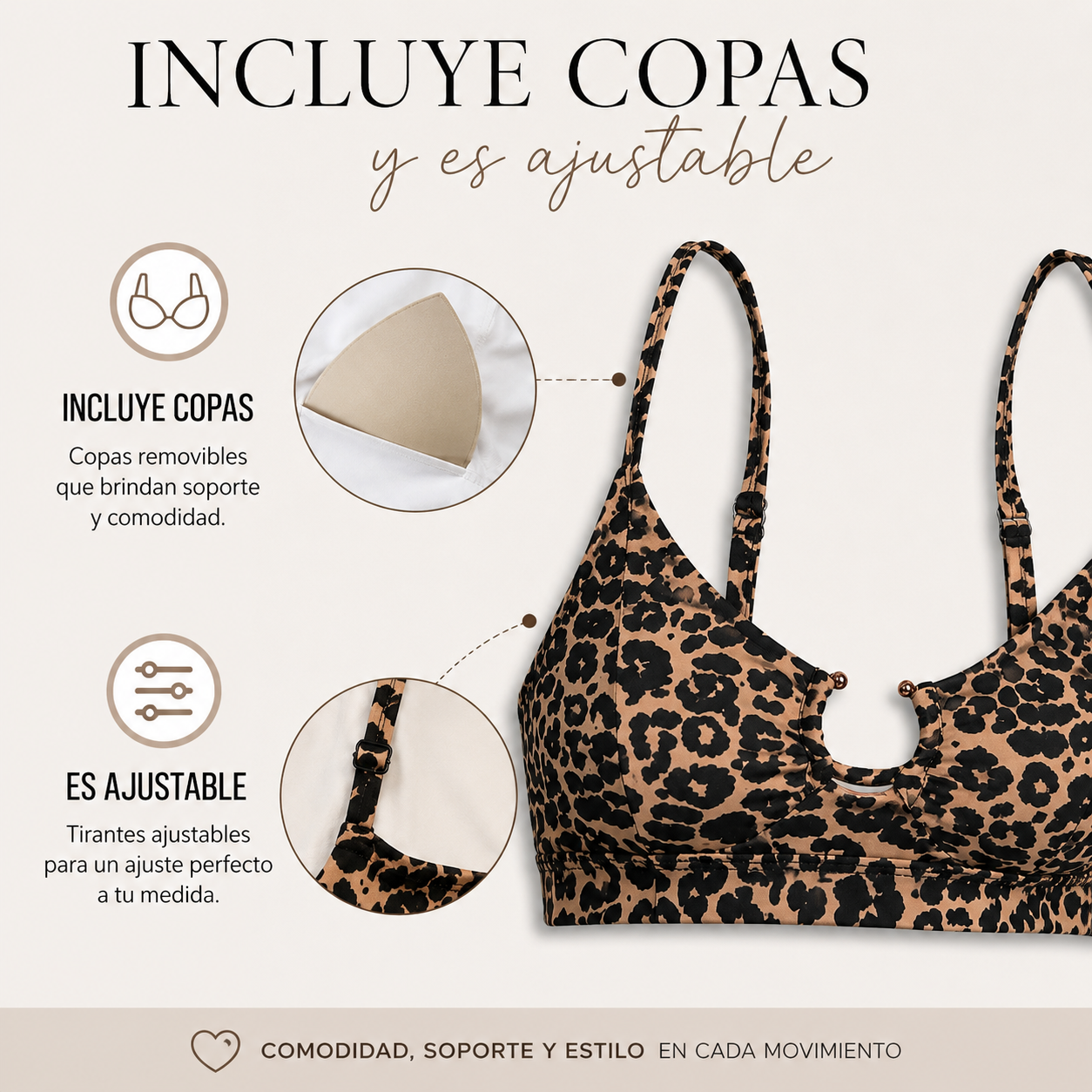 Leopard Glow Top